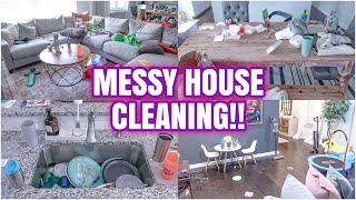 MESSY HOUSE CLEANING | EXTREME CLEANING MOTIVATION 2024 | SPEED CLEANING