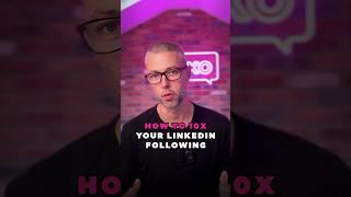 If you want to 10x your LinkedIn following, stop treating it like a chore...