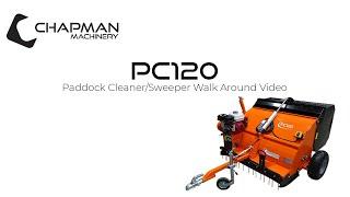 PC120 ATV Paddock Sweeper / Cleaner Walk-around - Old Version