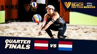 Tina/Anastasija vs. Stam/Schoon - Quarter Finals Highlights | Doha Finals 2024 #BeachProTour