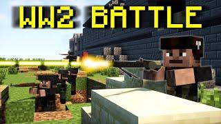 Making WW2 Battle in MINECRAFT | Custom NPCs Tutorial