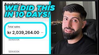 Casestudy: How I made $201.547 in 10 days Dropshipping