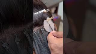How to do permanent hair extensions hair extension #hairextensions #hairstyle #braids #haircare