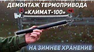 Снимать ли термопривод Климат 100 на зимнее хранение?