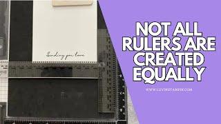 Best Ruler For Cardmakers & How To Use it IN THE MISTI