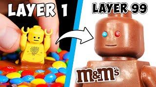 I Trapped CURSED LEGO Minifigures In 100 LAYERS of CANDY…