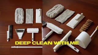 deep CLEAN WITH ME | sustainable cleaning tools & products + life reset