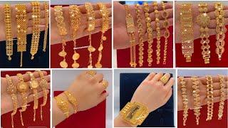 Beautiful Gold bracelet design 2024 |Gold bracelet design for women |#gold |@fashionwithsiddiqa