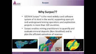 Webinar - Application of Mine Planning software in Geological Modelling and Mine Planning