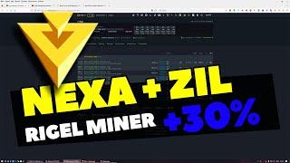 NEXA+ZIL +30% К ХЕШРЕЙТУ НА RIGELMINER | DUAL MINING | ПОЛНАЯ ИНСТРУКЦИЯ | АВТОПЕРЕКЛЮЧЕНИЕ РАЗГОНА