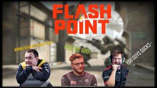 CS:GO - TRASH TALKING, SCREAMING, FUNNY MOMENTS (Ft. GuardiaN, yay, smooya) FLASHPOINT SEASON 1