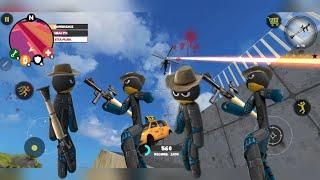 Stickman Rope Hero and his gang | Android GamePlay FHD