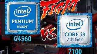 Pentium G4560 vs Core i3 7100 ║GTX 980