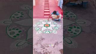 Good morning | simple kolam | daily morning rangoli | easy rangoli | morning routine |