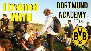 I trained with BVB and their U19s in preparation for the TST! Team training, challenges, vibes!