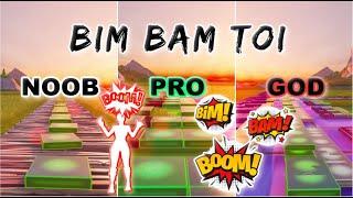 Carla - Bim Bam toi (Bim Bam Boom Emote) - Noob vs Pro vs God (Fortnite Music Blocks)