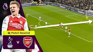 Spurs vs Arsenal | OG & Ødegaard Long Range Goal! | Premier League Highlights