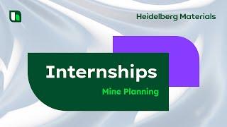 My Internship at Heidelberg Materials: Mine Planning