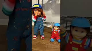 Chucky and his pal Buddy #chucky #childsplay2 #halloween #mybuddy #trickortreatstudios #goodguydoll