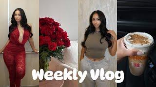 Weekly Vlog | Tape In Appt, My Skincare Regimen, Sushi Night, Trying Dunkin Smores Coffee & more