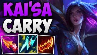 CHALLENGER ADC SOLO CARRIES WITH KAI'SA | CHALLENGER KAI'SA ADC GAMEPLAY | Patch 14.18 S14