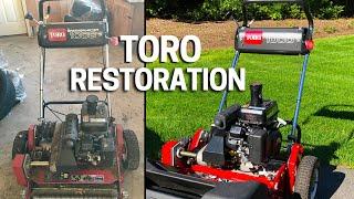 Toro Greens Reel Lawn Mower Restoration / Rebuild Project GM1000