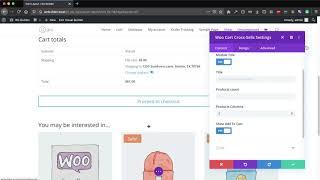 8. Build the cart layout from scratch - WooCommerce Builder For Divi Plugin