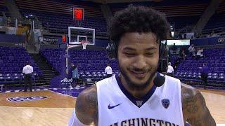 Men's Basketball: Washington's David Crisp on solid shooting night: 'Felt good out here to put up...