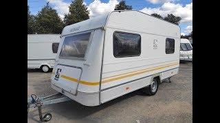 Обзор прицепа-дачи,автодома-туриста,каравана KNAUS 2-3 спальных места огонёк!