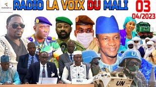 La Revue de Presse de la RADIO LA VOIX DU MALI du 03 MAI 2023