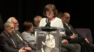 Día das Letras Galegas 2018 -  Homenaxe da RAG a María Victoria Moreno