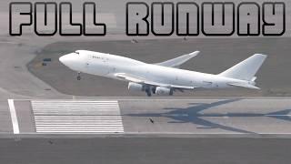 Boeing 747 Cargo Takeoff at Hong Kong International Airport | Full Runway Action with ATC Audio