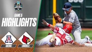 Louisville vs. Arizona: 2025 Men's College World Series | Extended highlights