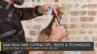 Twist Cutting to Create Layers in the Crown