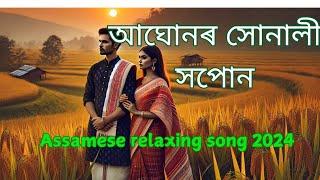 Aghonor Xonali Xopun ,Assamese New Song Assamese Melody song. Relaxing Assamese music