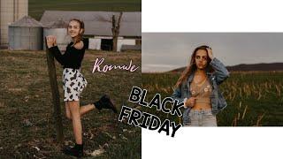 ROMWE BLACK FRIDAY SPECIAL! | Chloe Renee