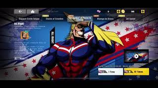 ALL MIGHT UNLOCK AND UPGRADE | My Hero Academia : The Strongest Hero