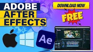 How To Download Adobe After Effects For FREE On PC & Mac