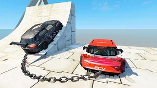 Satisfying Car Crashes #21 - High Speed Jumps (BeamNG Drive)