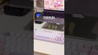 YUNZII B75 PRO MECHANICAL KEYBOARD (UNBOXING & TYPE TEST) #shorts