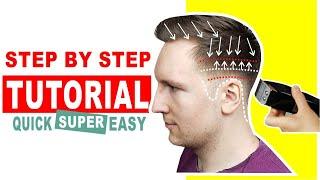 QUICK & EASY HOME HAIRCUT TUTORIAL | How To Cut Men's Hair With Clippers S3