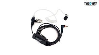 The Best 2Wire Surveillance Earpiece Kit For Motorola TLK100 WAVE Two-Way Radios | Two Way Direct