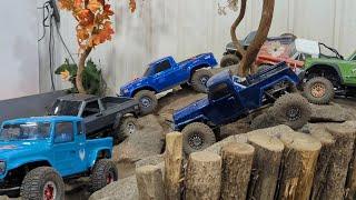 TRX4's vs VS410's vs SCX's vs Customs // Trail crawl Super-Cut