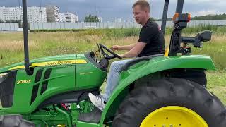 Минитрактор John Deere 3036E Бюджетный трактор по американским стандартам