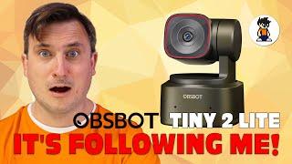 It's FOLLOWING ME! - OBSBOT Tiny 2 Lite - Unbox, Test and Review - Prime Big Deals Day Bargain