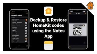 Backup your HomeKit codes & with the Notes App & restore with Live Text in iOS15 & iPadOS15