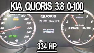 KIA Quoris 3.8l   acceleration 0-100 km\h.