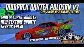 MOD PACK WINTER POLOSAN V3 GRAFIK SMOOTH CUMA 200MB ️[SUPPORT SAMP]| GTA SA ANDROID ‼️