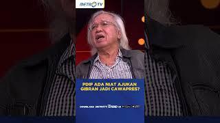 PDIP Ada Niat Ajukan Gibran Jadi Cawapres? #shorts