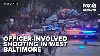 Suspect, officer both injured in police-involved shooting in West Baltimore
